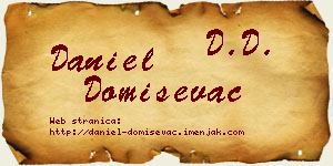 Daniel Domiševac vizit kartica